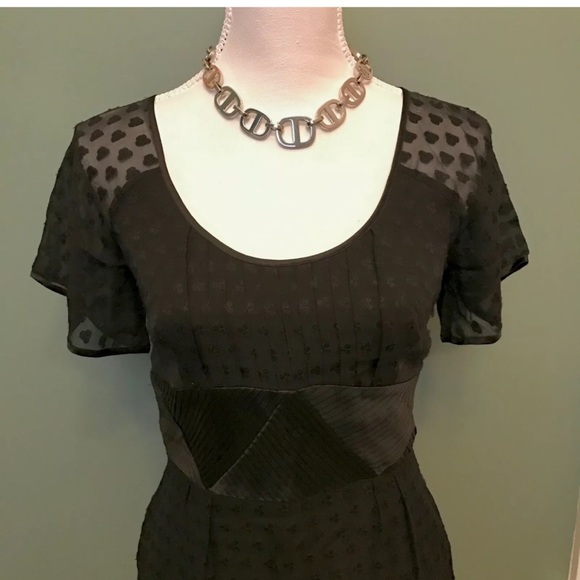 CATHERINE MALANDRINO Silk Short Sleeve Dress - Picture 2 of 7